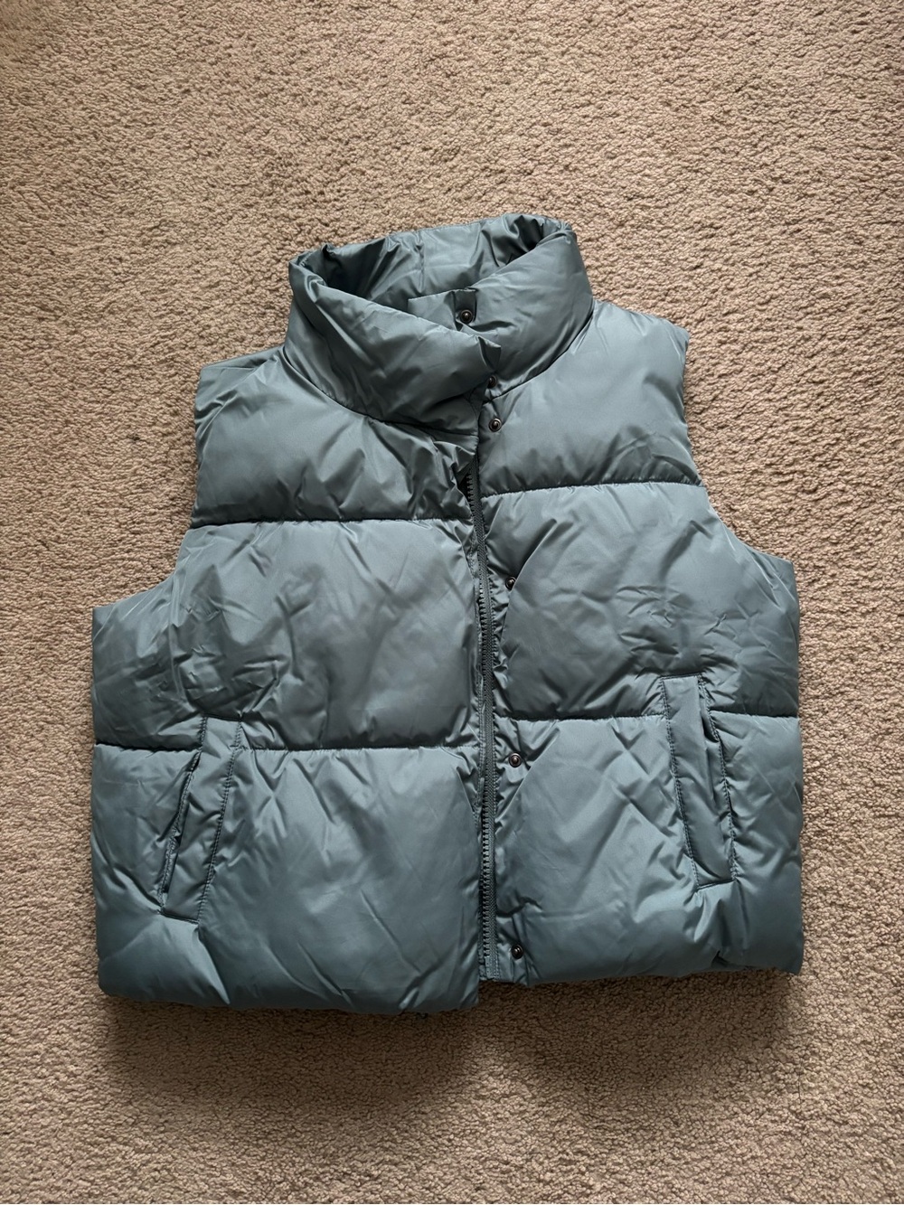 Old Navy Puffer Vest Teal